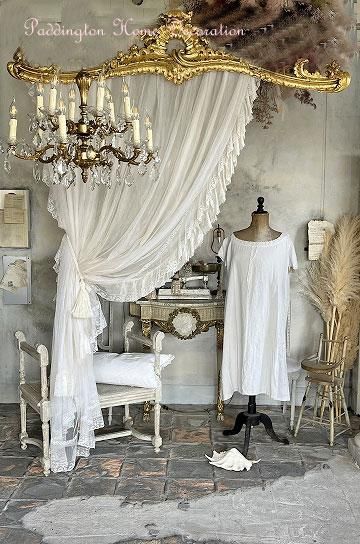 フレンチアンティーク天蓋モールディング【パディントン