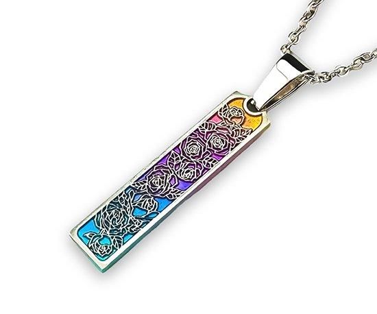 Hizm/BLUE ROSE/クリスタルローズペンダントトップS 【黄昏色】/純