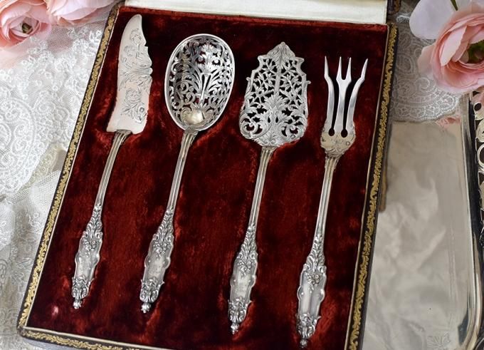 ピュイフォルカ 純銀製 950 最高峰 ビッグサーバー フランス