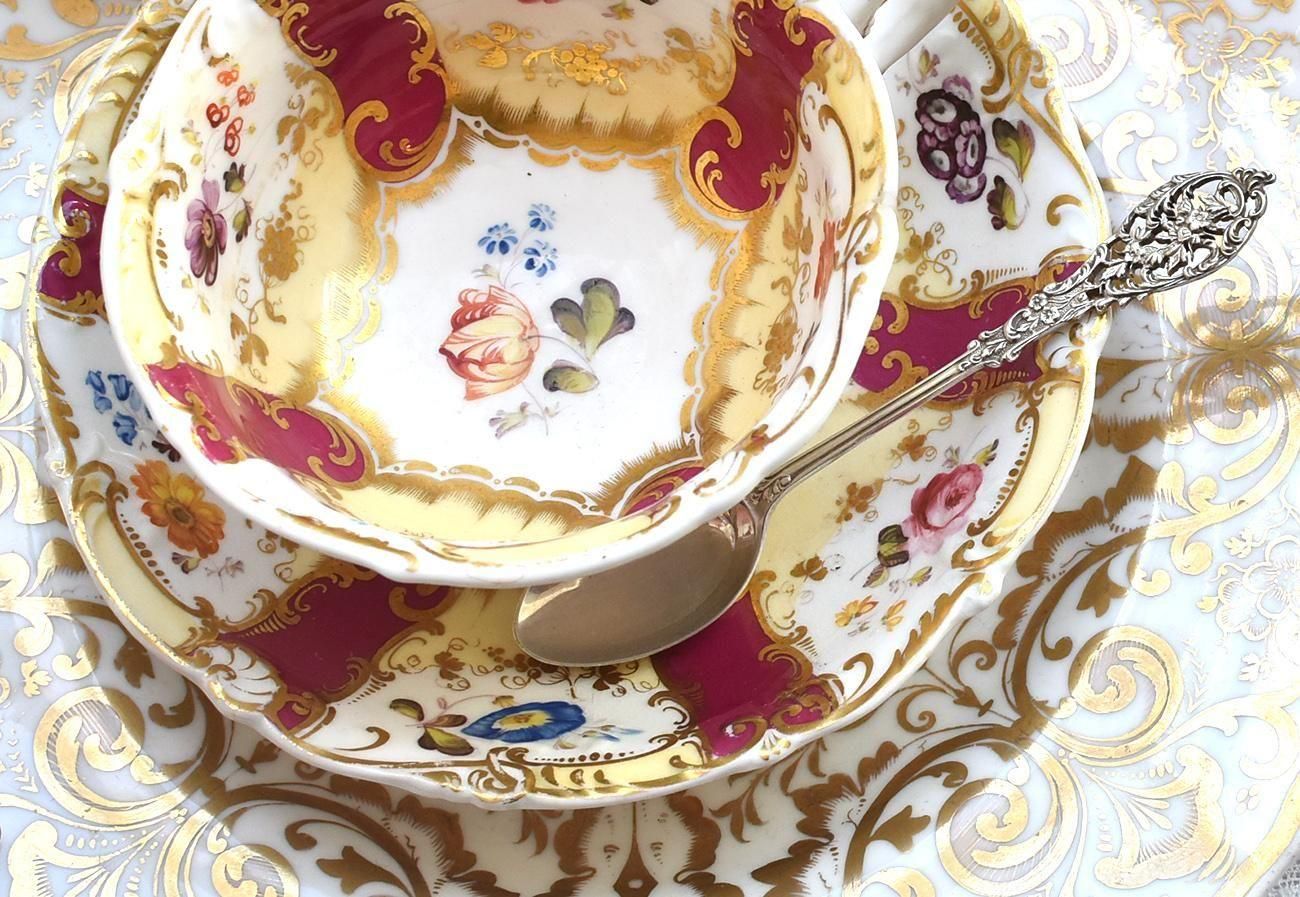 英国アンティーク銀器【純銀】William Comynsセット◇ティースプーン6