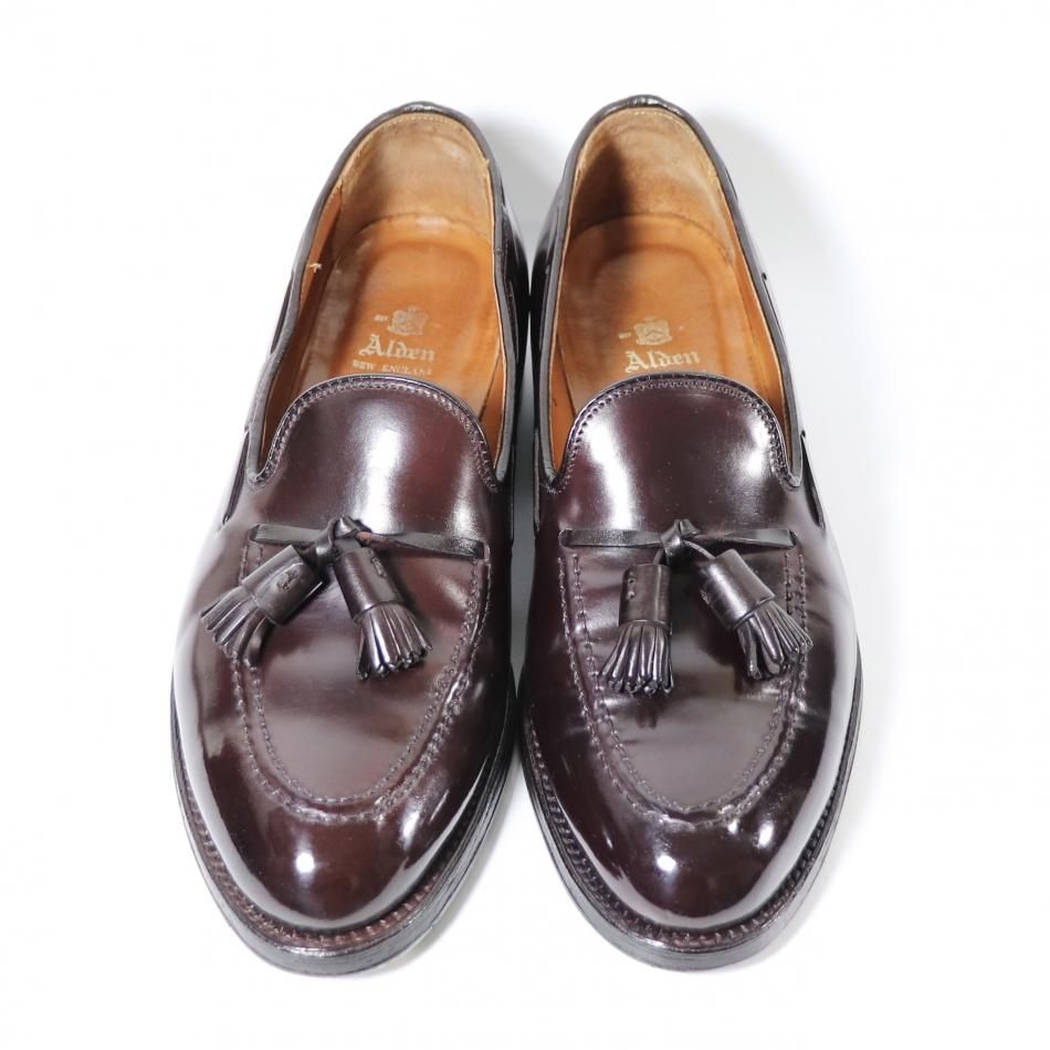 極美品/希少品” ALDEN（オールデン）タッセルローファーUS8.5 E ダーク