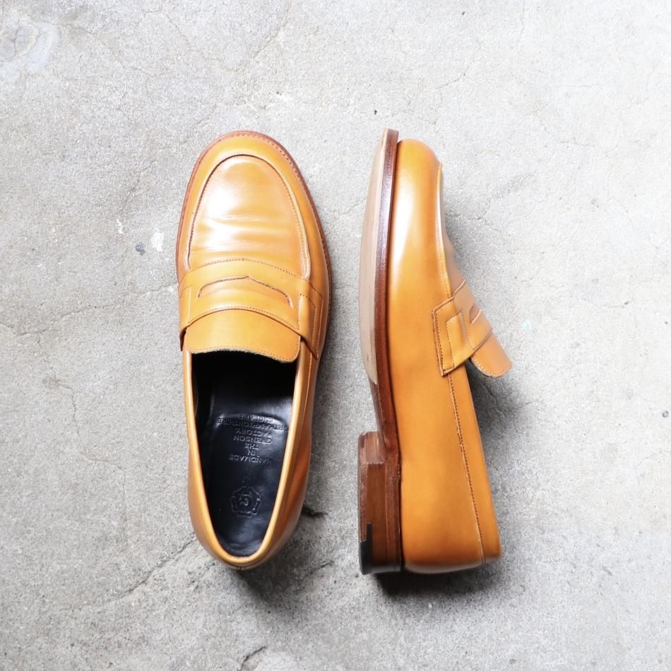 極美品” GRENSON（グレンソン）G-One コインローファー UK7.5 E ライト