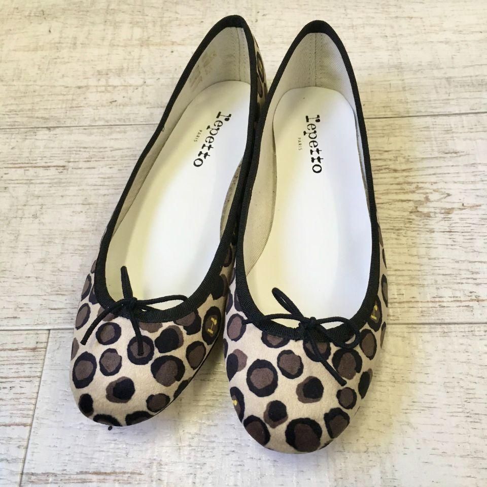 repetto - CENDRILLON レオパード柄サンドリオン（V086LEOR）正規取扱