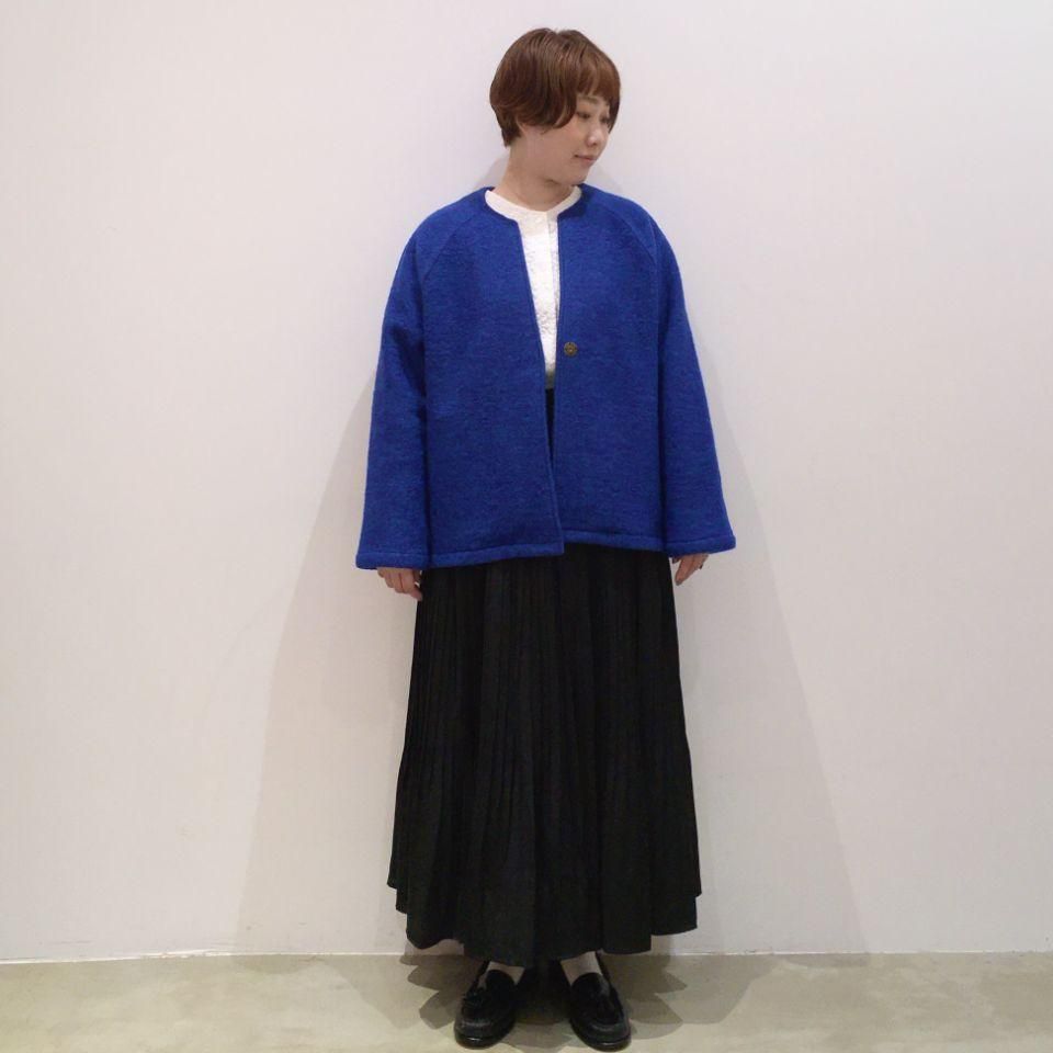 NOMBRE IMPAIR - スライバーニット ショートコート - Sheth Online