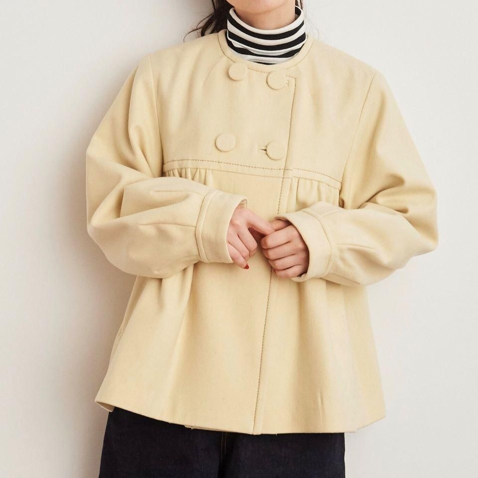 CHILD WOMAN - ＜Dot and Stripes＞スーパー100'sメルトン ショート