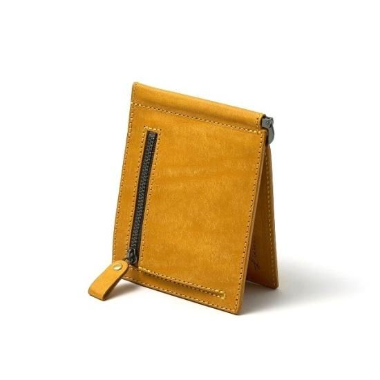 マネークリップ / イエロー - 革コインウォレット、バッグ等の