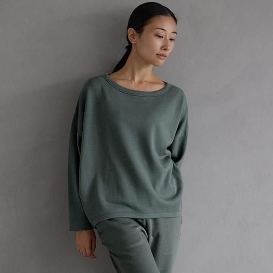 DRESS HERSELF オンライン プルオーバー/ウォームシルク ボートネック