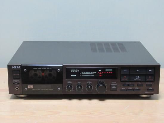 中古】 AKAI カセットデッキ GX-73 【送料無料】 - 中古 カセット