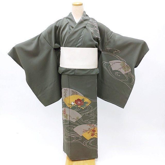 訪問着 付け下げ 仮絵羽 未仕立て 正絹 シルク M～Lサイズ きもの道楽