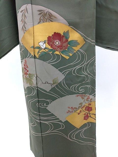 訪問着 付け下げ 仮絵羽 未仕立て 正絹 シルク M～Lサイズ きもの道楽