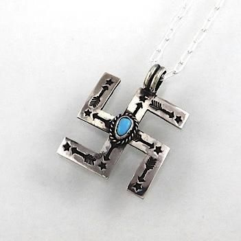 ホワイトターコイズペンダント ホワイトバッファロー By Mary Spencer