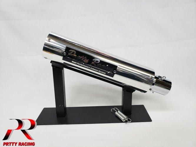 ゼファー400/χ 分割式 42.7π (極) メッキ マフラー