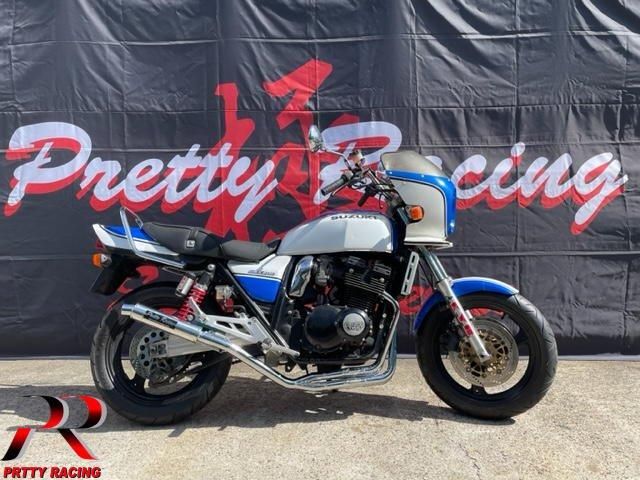 GSX400 インパルス GK79A 分割式 42.7π (極) メッキ マフラー