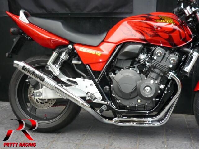 感謝セール！CB400SF REVO nc42 分割式 50.8π (流) マフラー メッキ