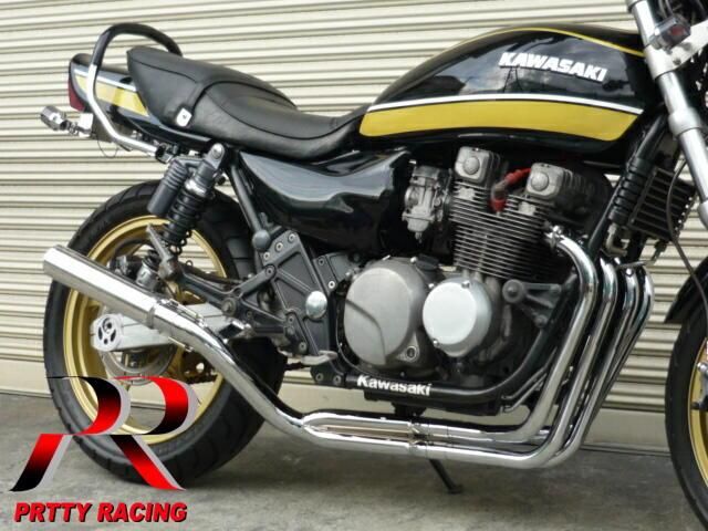 ゼファー400/Χ 分割式 50.8π ガニマタエンデュランス管 ﾒｯｷ (イノガニ)