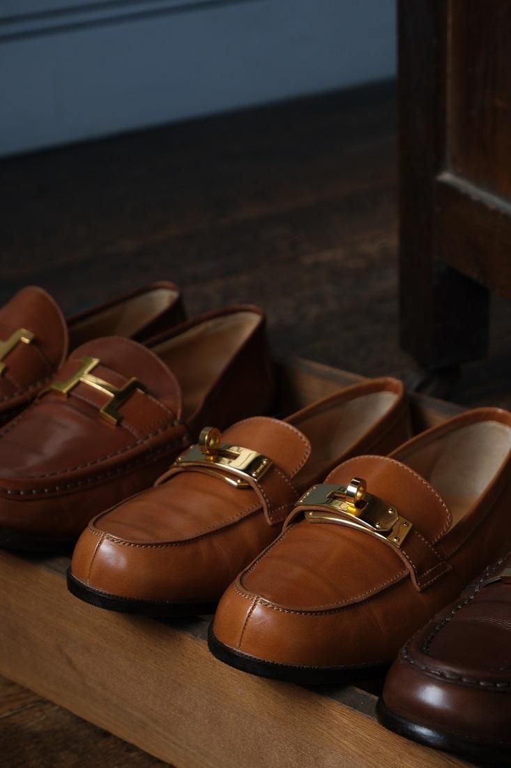 エルメス モカシン | ブラウン | INBORD| サイズ36 - lamadri vintage