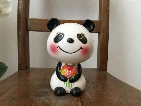 内藤ルネ ジャッキー 靴ベラ入れ 珍品 レア 昭和レトロ 陶器 置物 備品