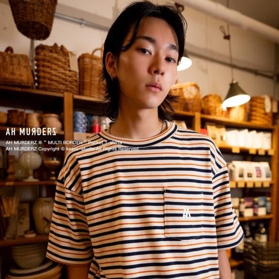 AH MURDERZ “ MULTI BORDER ” Pocket T-shirts - 【公式】AH MURDERZ