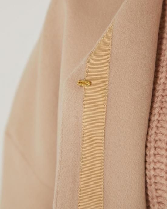 ミディアムコクーンコート(ライトベージュ) - seventen