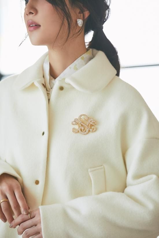 SVTロゴパールブローチ - seventen