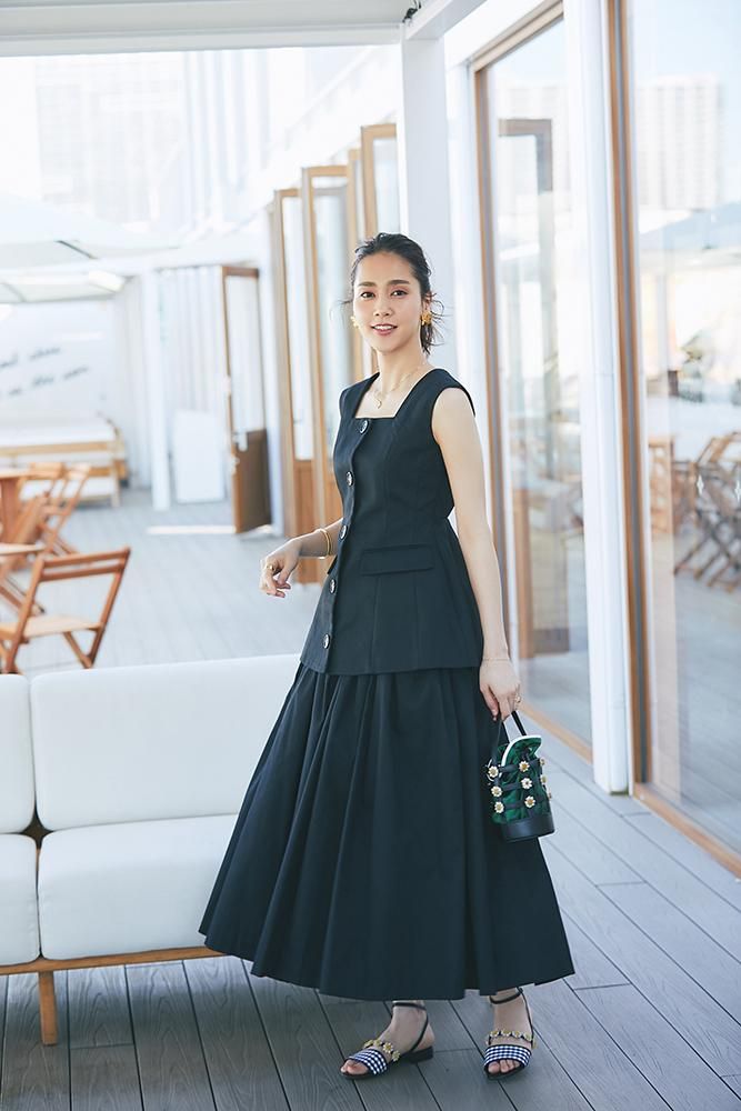 10％off】オックススカート(ブラック) - seventen