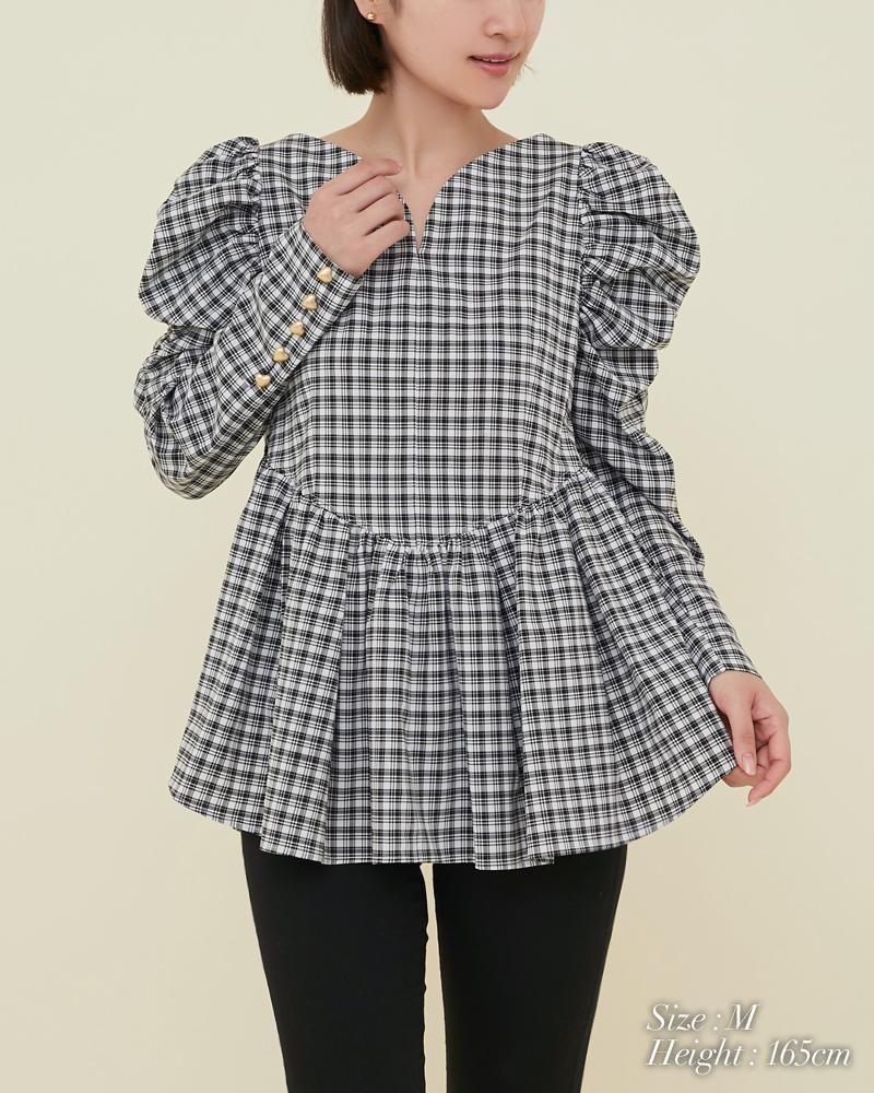 ハートブラウス(ホワイト) - seventen