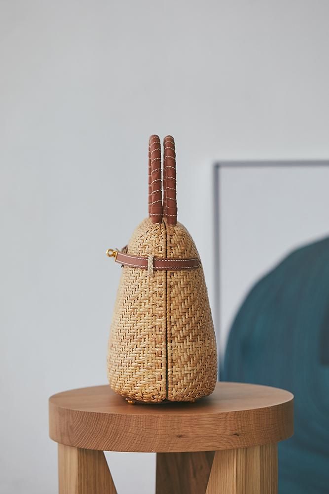 再入荷】ラタンベルトバッグ - seventen