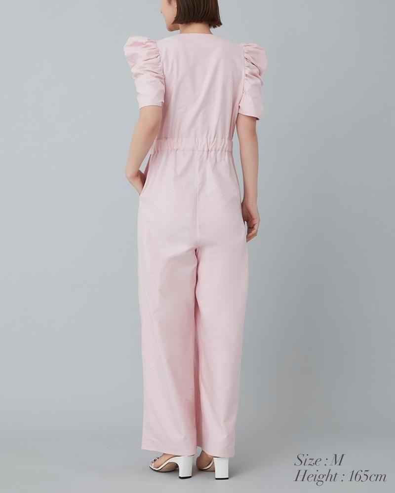 ダブルボタンオールインワン(ブラック) - seventen