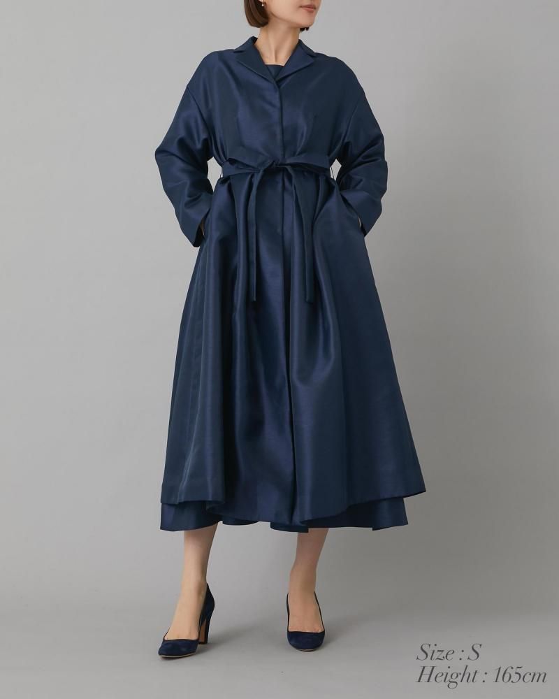 ミカドサテンドレスコート(ネイビー) - seventen