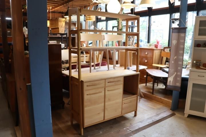 MOMO natural(モモナチュラル)のVIVO UNITのキッチンボード、シェルフ