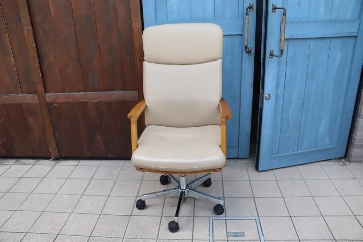 浜本工芸 ダイニングチェア 本革 国産ナラ材 皇室御用達 SHIN L1皇室