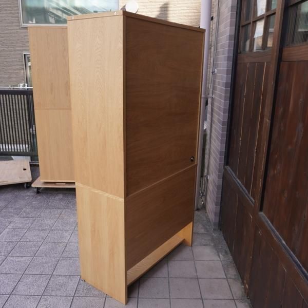 無印良品(MUJI)の人気のオーク材 スタッキングキャビネット・デスク