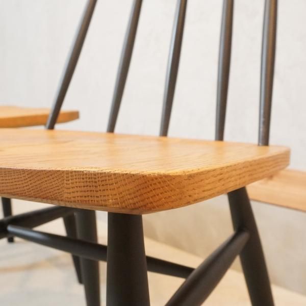 MOMO natural(モモナチュラル)のSB CHAIR BN CB 2脚セット。ブラックの