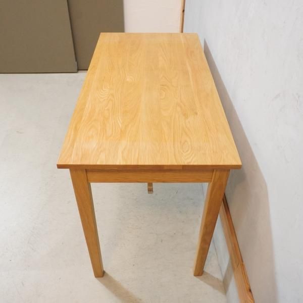 人気のMUJI(無印良品)のオーク材パーソナルデスク/引き出し付き