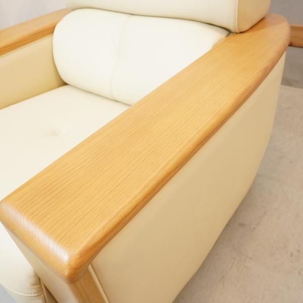 値下げ/未使用品◇老舗家具メーカーHAMAMOTO(浜本工芸)のナラ材 1人