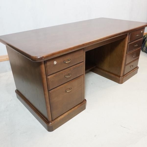 Karimoku カリモク家具 袖机 脇机 書斎机 学習机 カリモク Karimoku 両