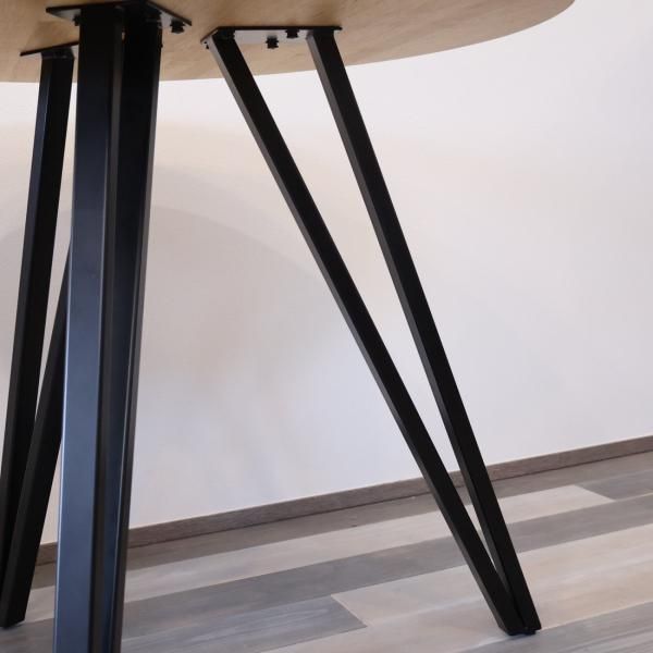 Kanademono(かなでもの)の人気シリーズTHE CAFE TABLE 天然木×ブラック