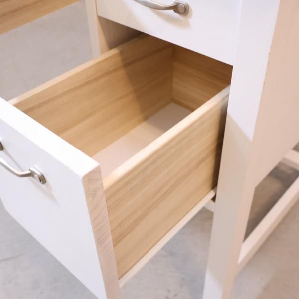 MOMO natural(モモナチュラル)のCIELE(シエル)シリーズの片袖デスク