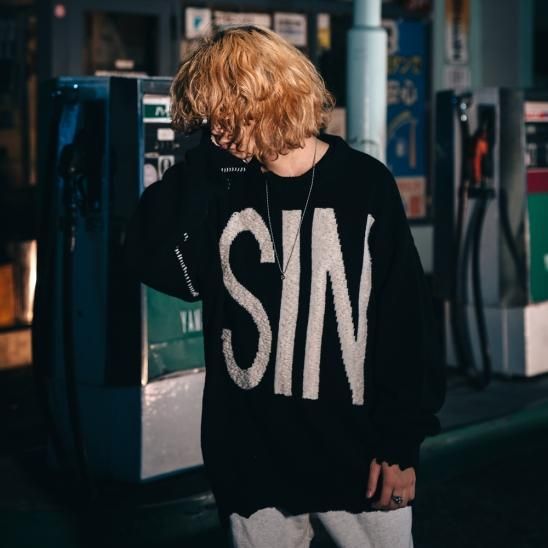 SAINT MXXXXXX(セントマイケル) 商品ページ - WOOL SWTER SIN / BLACK