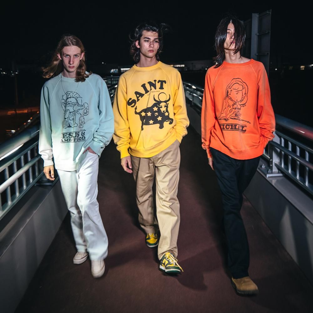 SAINT MXXXXXX(セントマイケル) 商品ページ - CREW NECK SWEAT SHIRT