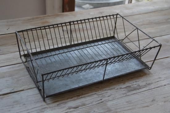 受皿付きワイヤーディッシュラックB - L'atelier Brocante / ラトリエ