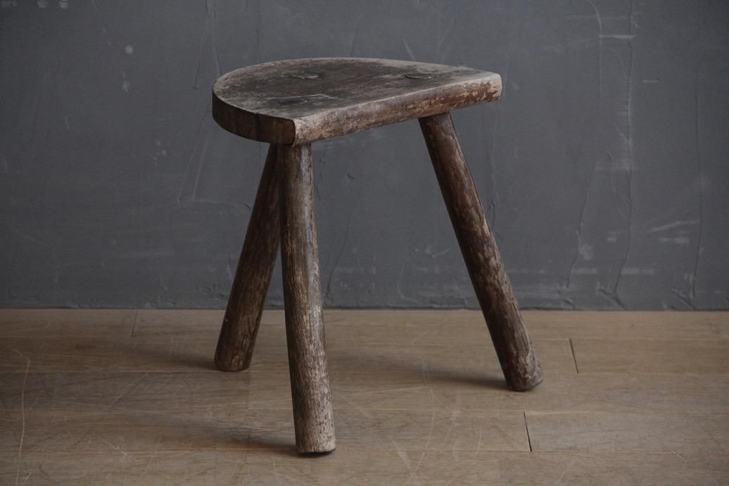 特別出品 フランス ミルクスツール 民藝 民芸 古道具 アンティーク
