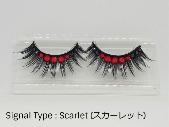 オリジナルスワロフスキー付睫毛 Jewelled EyeLash 「Signal」全7色