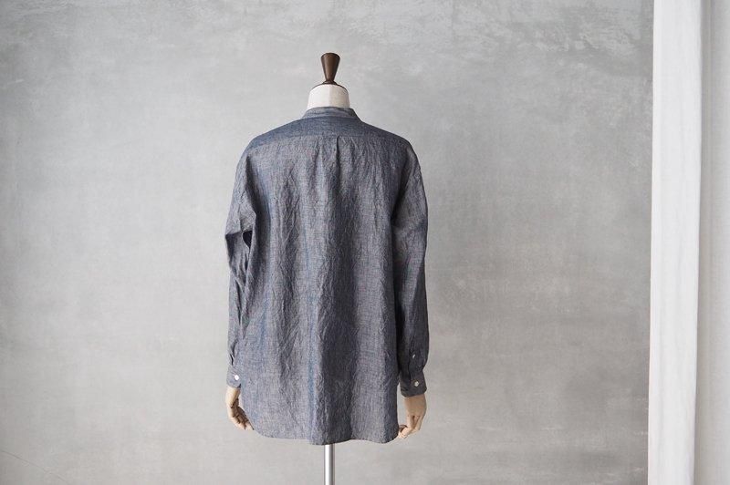 リネンシャンブレー プルオーバーシャツ | WOMENS - Daja オンラインストア