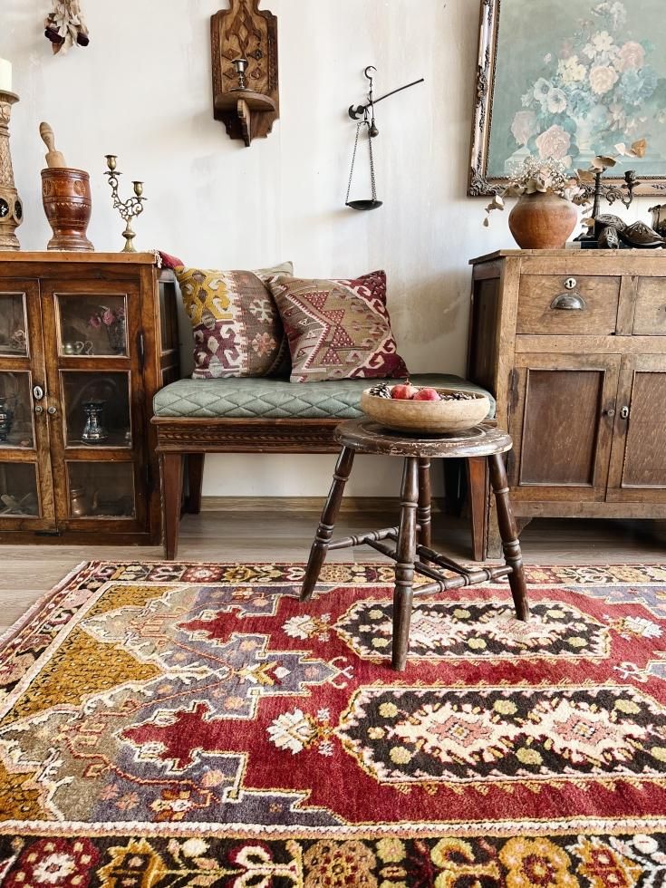 トルコ絨毯 オールド絨毯 エリアラグ カイセリ絨毯 カイセリラグ