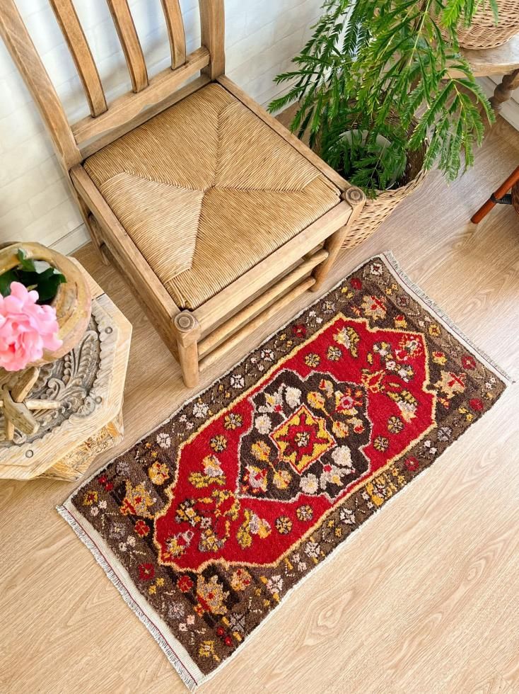 トルコ ヴィンテージラグ カルス ヤストゥック 57×90cm ギャッベ