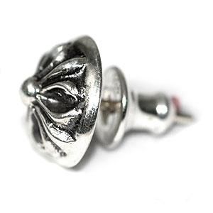 クロムハーツ（Chrome Hearts）ピアス クロスボール スタッド 【クロム