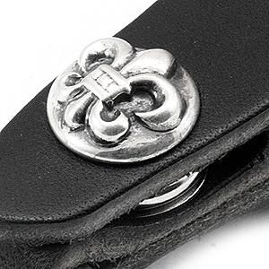 クロムハーツ（Chrome Hearts）ベルトループ BSフレアボタンブラック