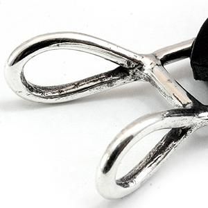 クロムハーツ（Chrome Hearts）ベルトループ BSフレアボタンブラック