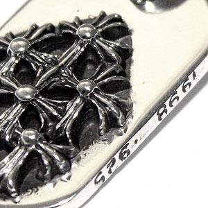 クロムハーツ（Chrome Hearts）ドッグタグ レイズドセメタリー NYC